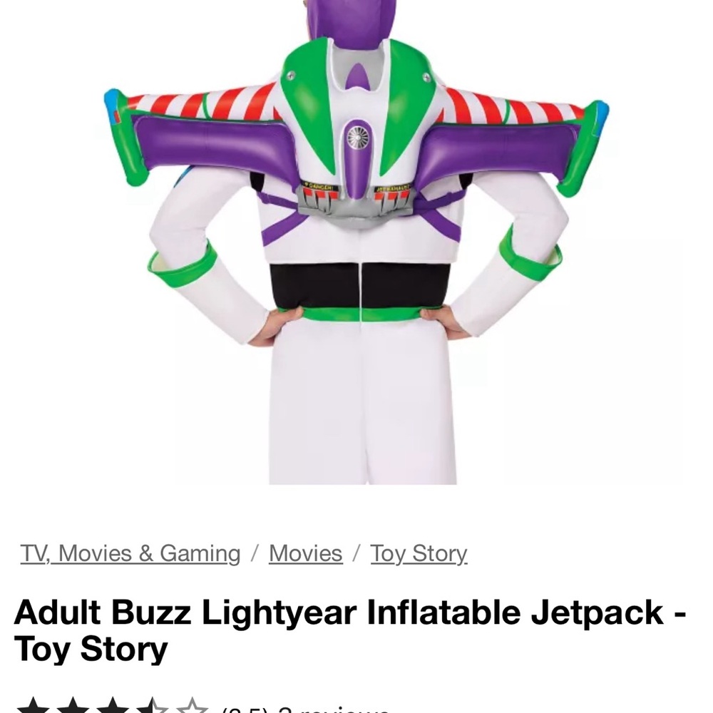 Inflatable Jetpack - Buzz Lightyear